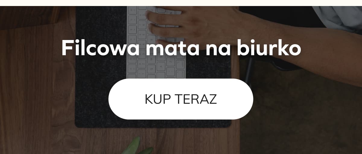 Filcowa mata na biurko