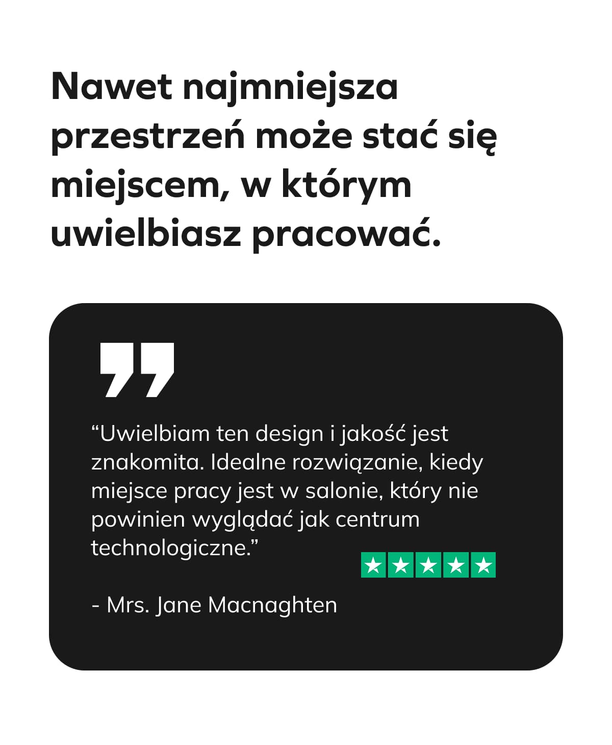 Nawet najmniejsza przestrzeń może stać się miejscem, w którym uwielbiasz pracować.