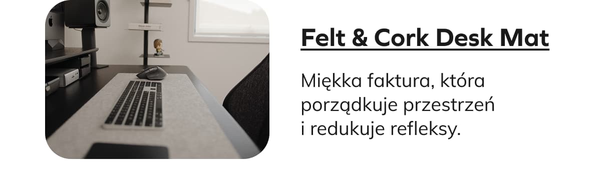 Felt & Cork Desk Mat