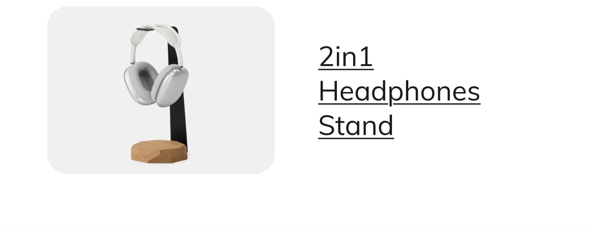 2in1 Headphones Stand