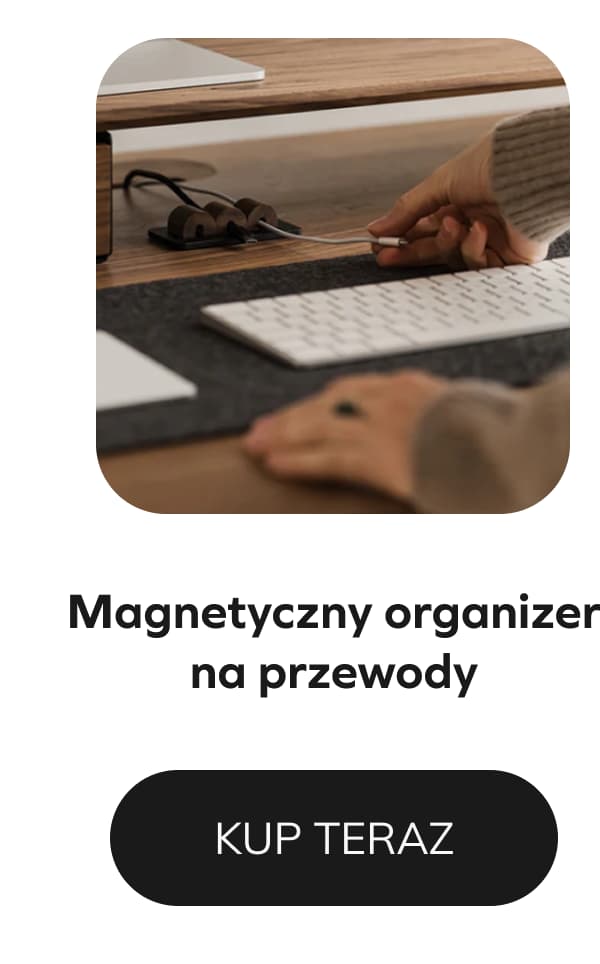 Magnetyczny organizer na przewody