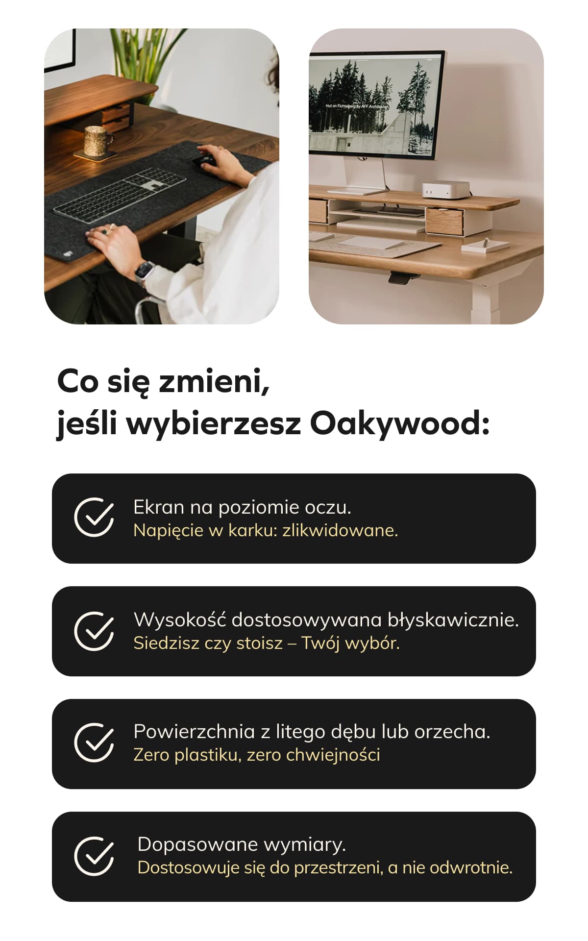 Co się zmieni, jeśli wybierzesz Oakywood:
