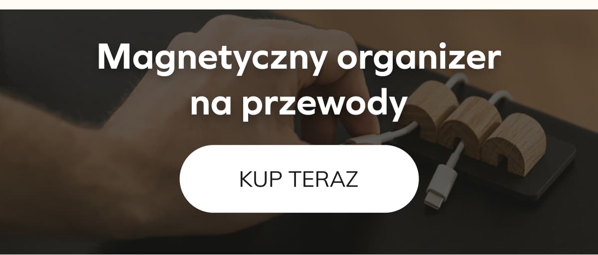 Magnetyczny organizer na przewody