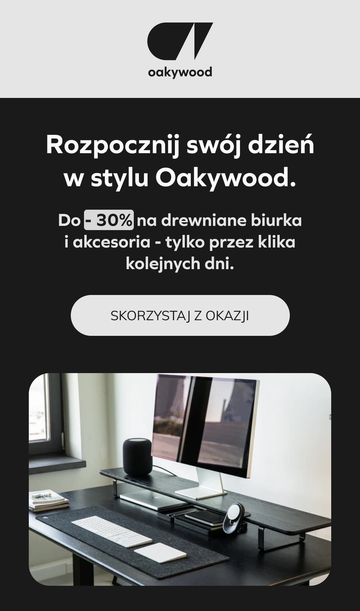 Rozpocznij dzień w stylu Oakywood.
