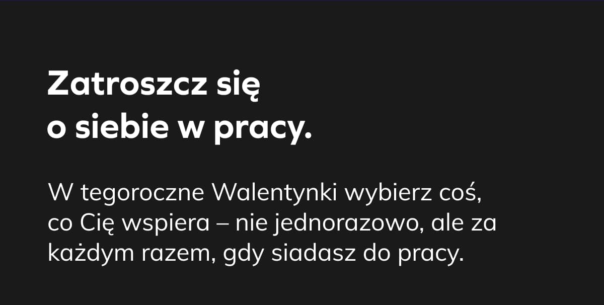 Zatroszcz się o siebie w pracy.