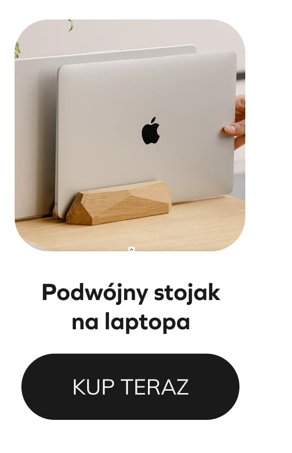 Podwojny stojak na laptopa