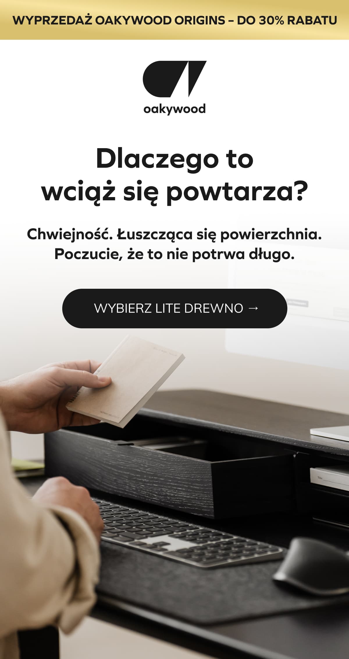 Dlaczego to wciąż się powtarza? Chwiejność. Łuszcząca się powierzchnia. Poczucie, że to nie potrwa długo.