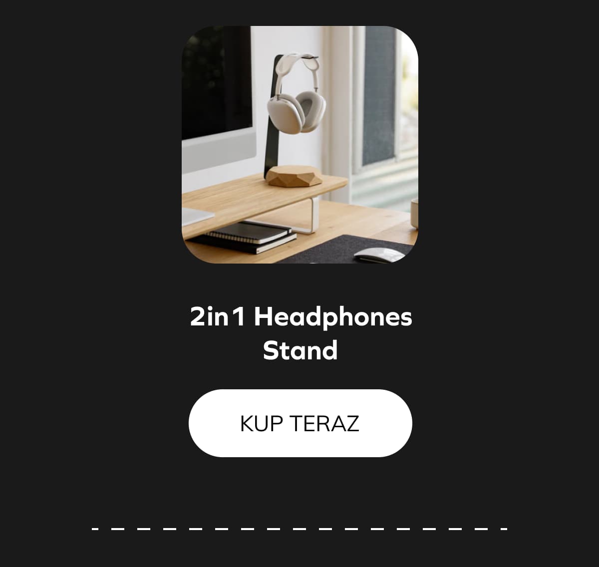 2 in 1 Headphones Stand