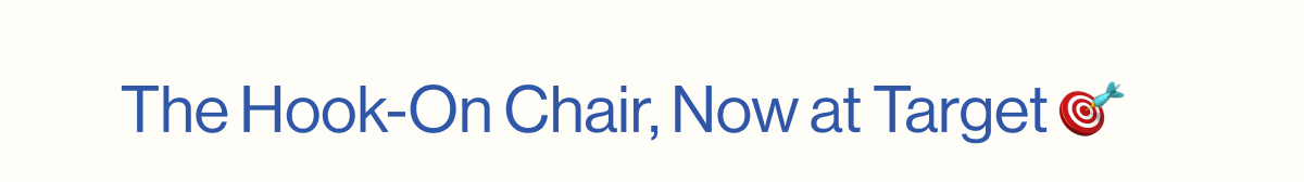 The Hook-On Chair, Now at Target 🎯