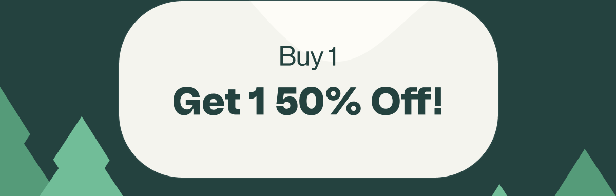 Buy 1Get 1 50% Off!