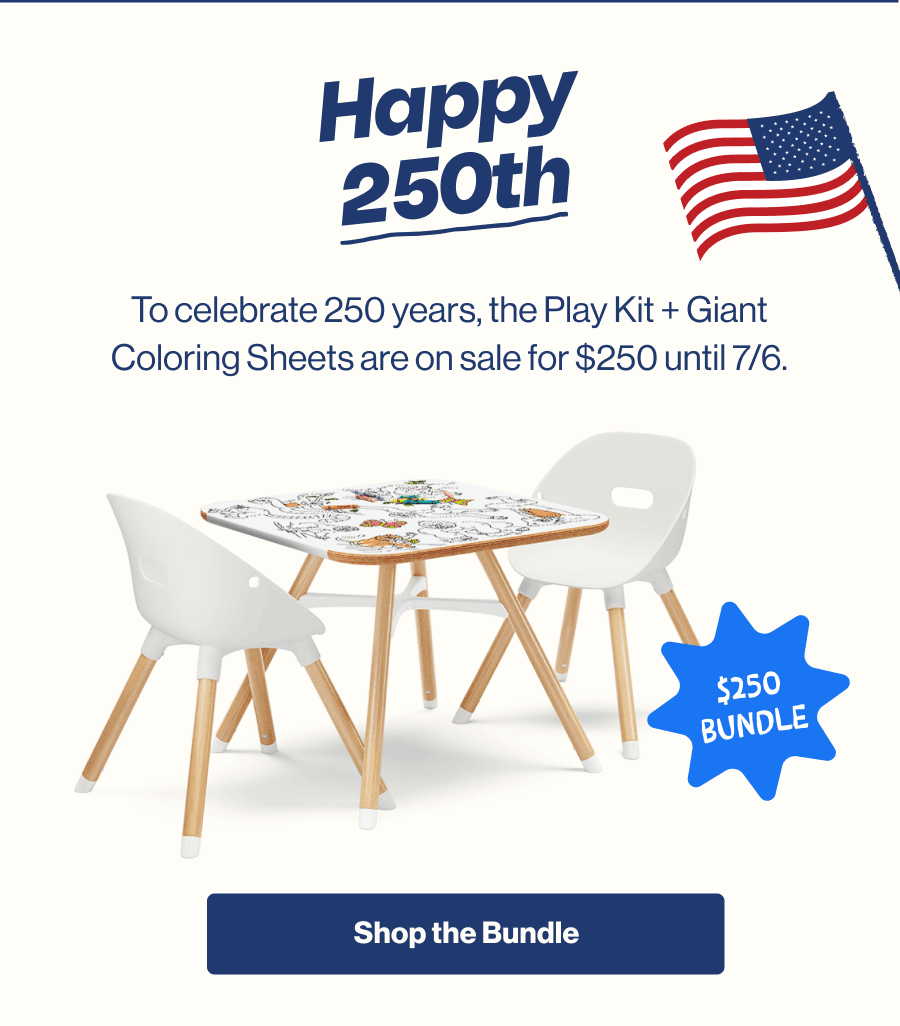 Lalo Play Kit and Giant Coloring Sheets bundle for $250.