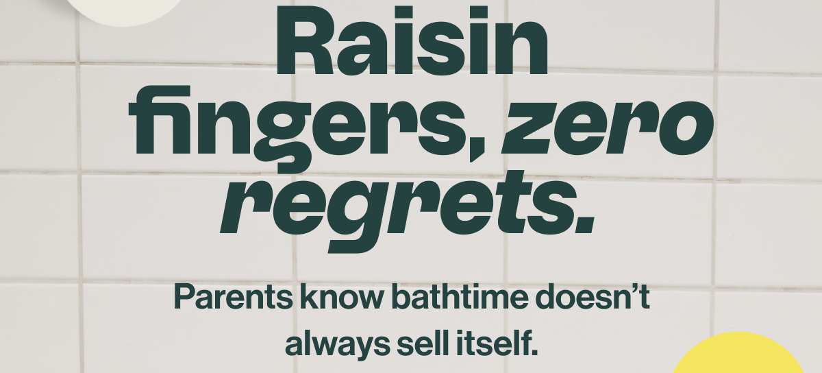 Raisin fingers, zero regrets