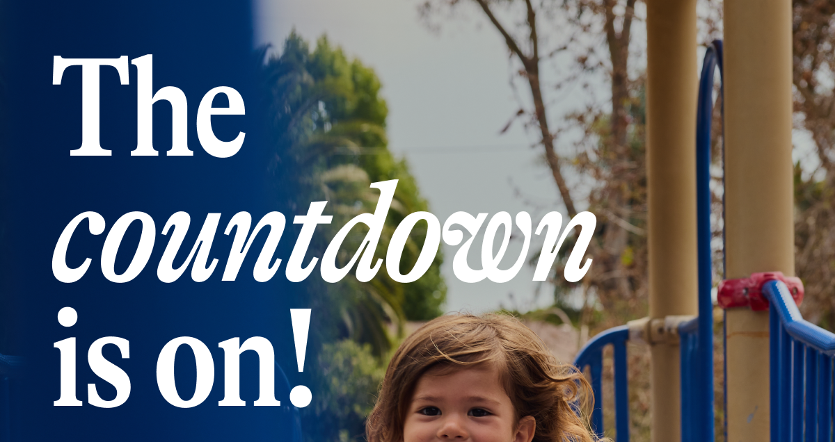 The countdown is on!