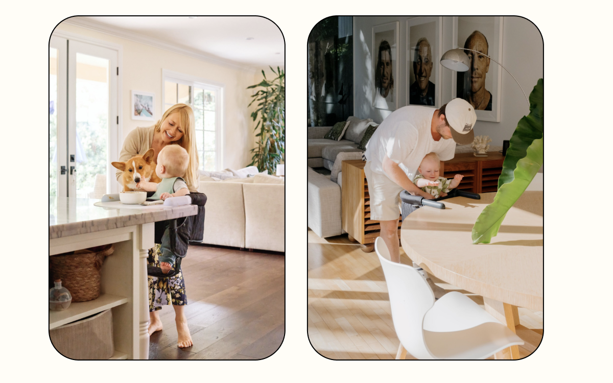 Families love our newest seat. See how the Hook-On Chair fits into everyday life: