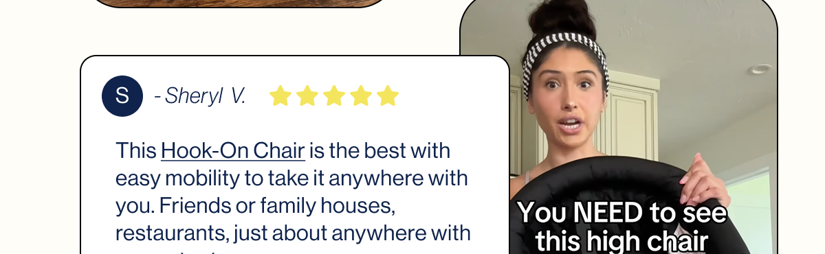 The Hook-On Chair 5 stars