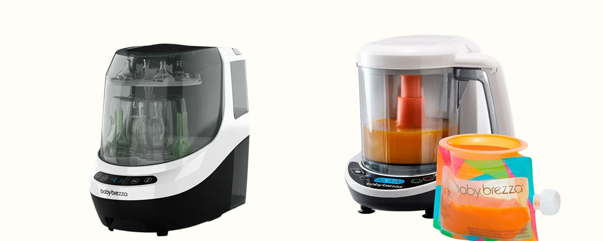Baby Brezza Bottle Washer Pro and One Step Food Maker Deluxe