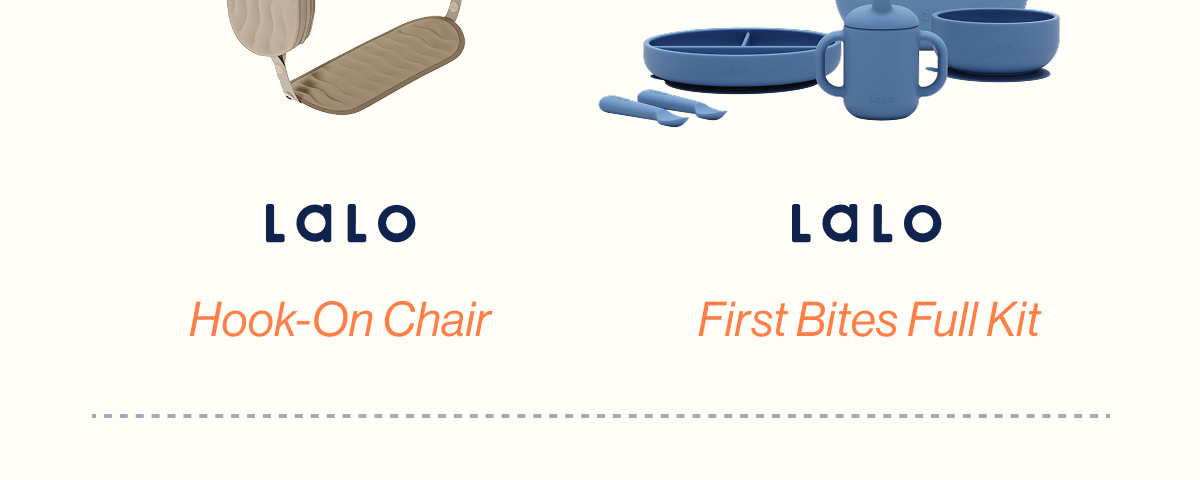 Lalo Hook-On Chair and First Bites Full Kit