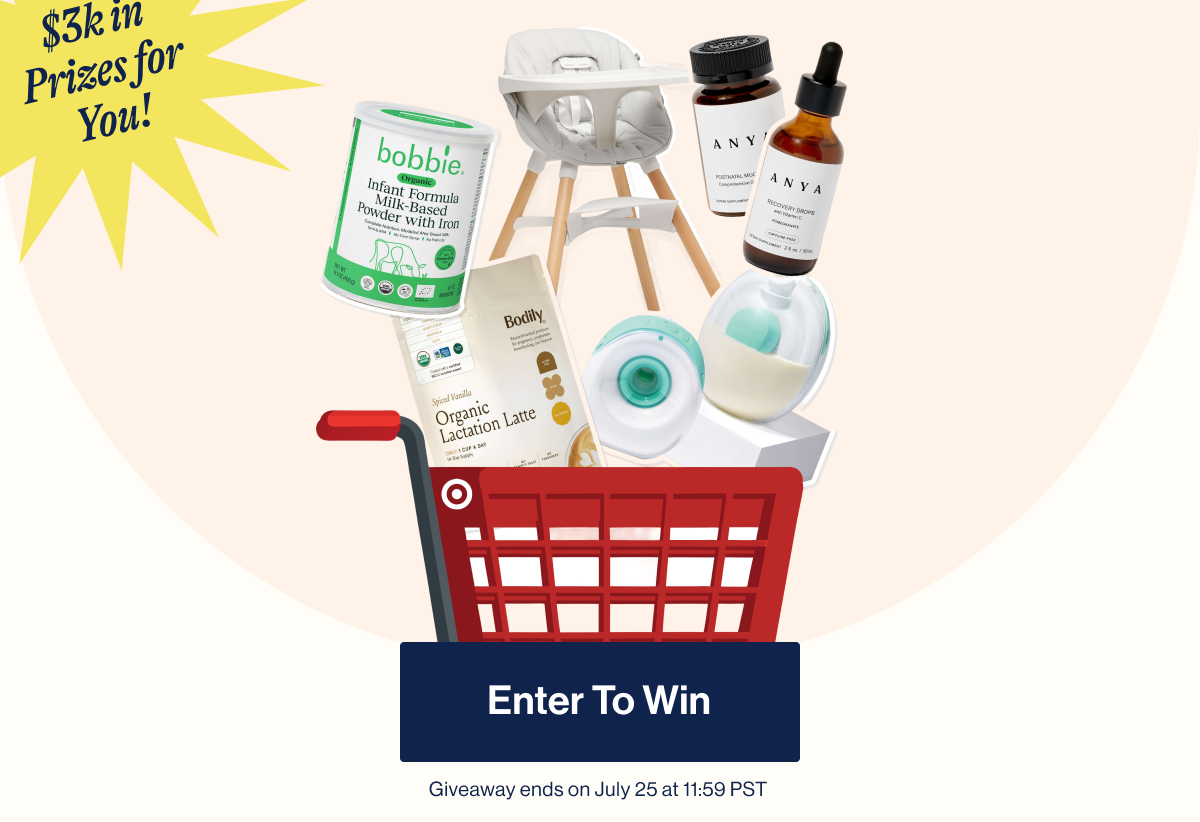 Enter To Win. Giveaway ends on July 25 at 11:59 PST