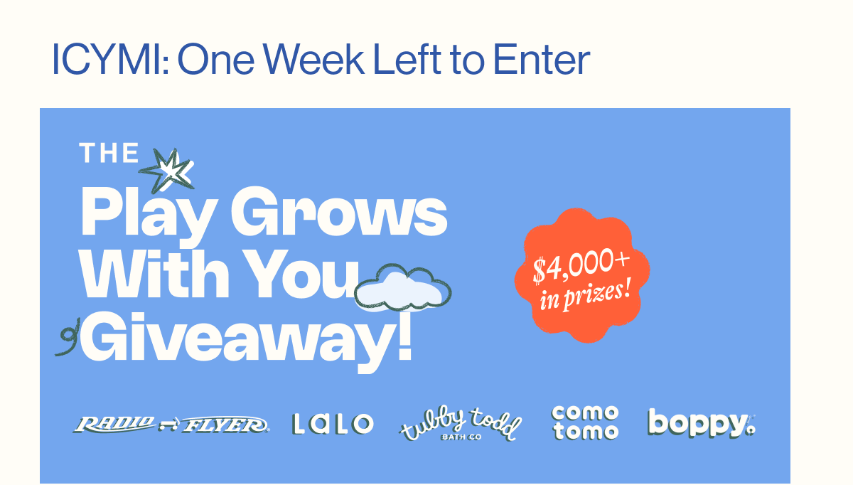 ICYMI : One Week Left to Enter 