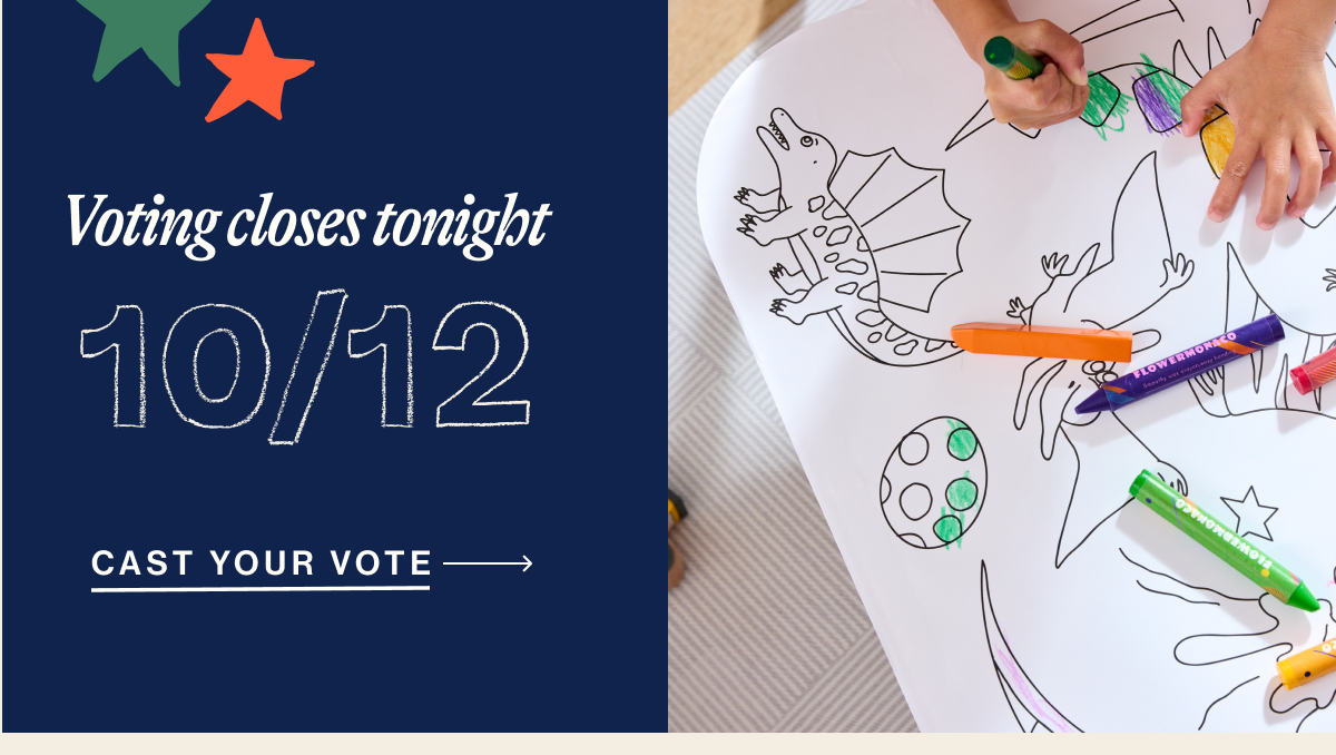 Voting closes tonight 10/12. Cast your vote