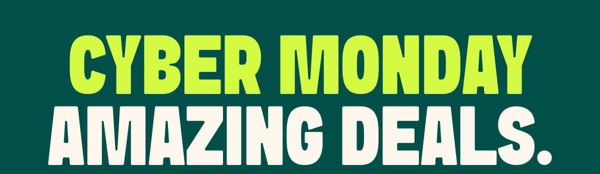 CYBER MONDAY AMAZING DEALS