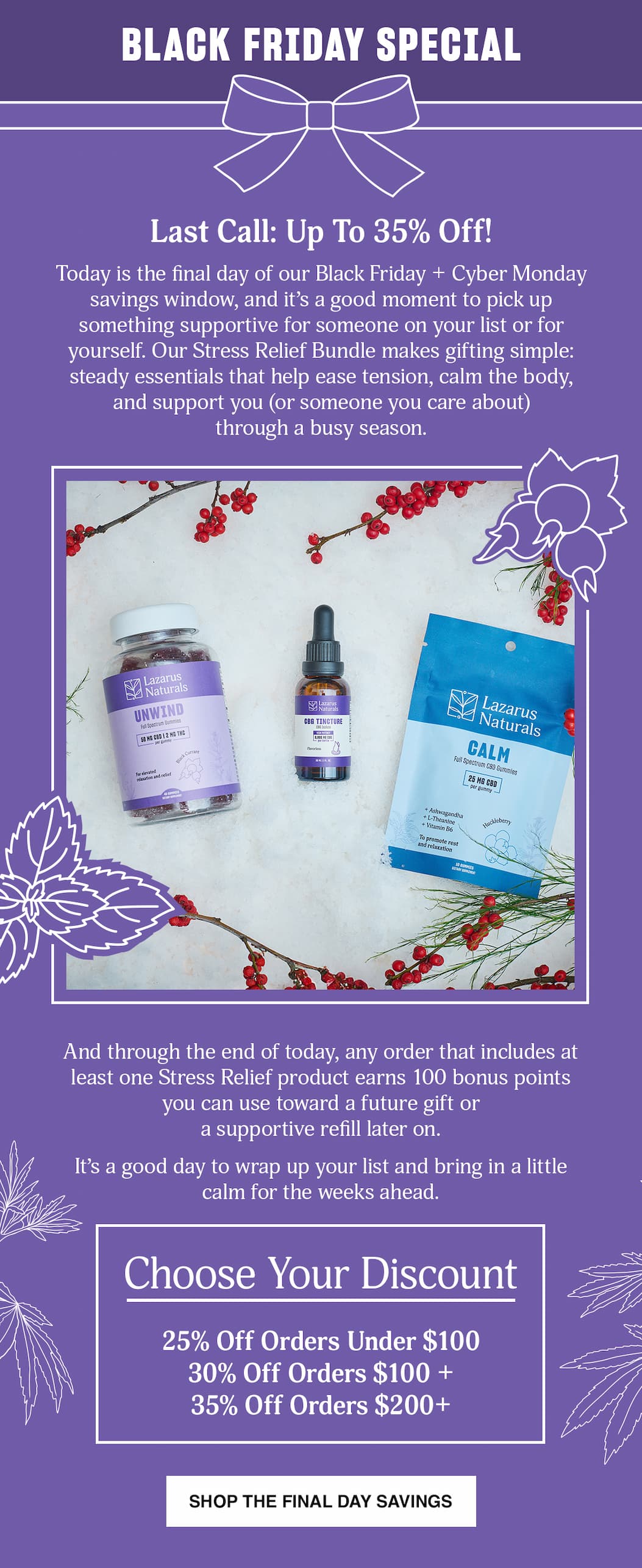 Black Friday Sale: Up To 35% Off Sitewide - Shop Now