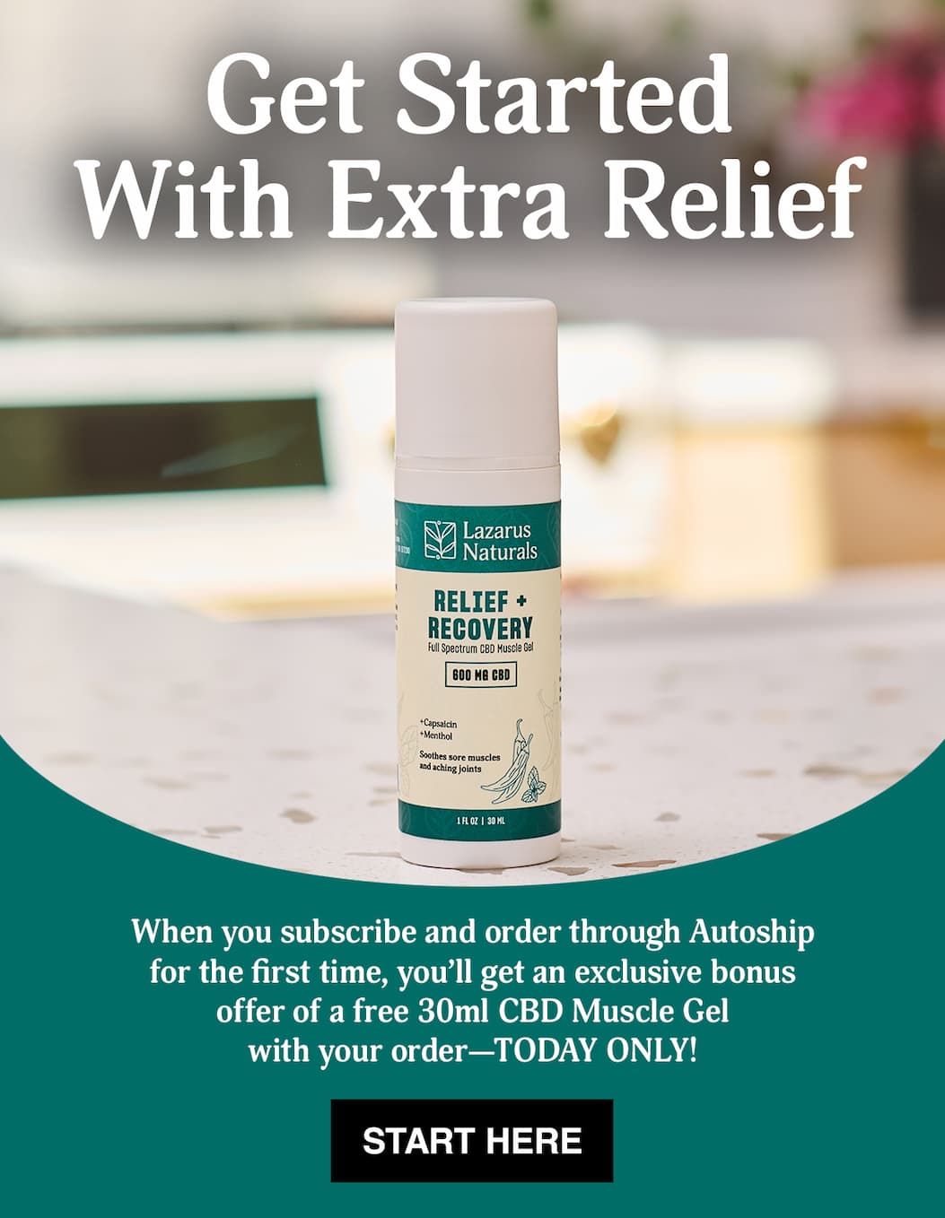 Get Started With Extra Relief - Start Here