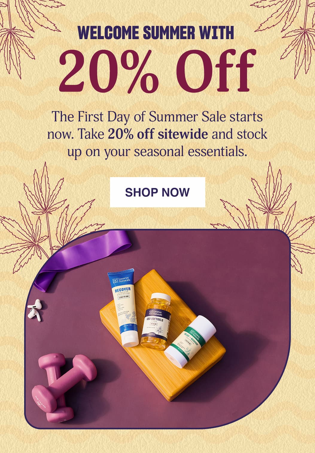 20% OFF SITEWIDE - SHOP NOW