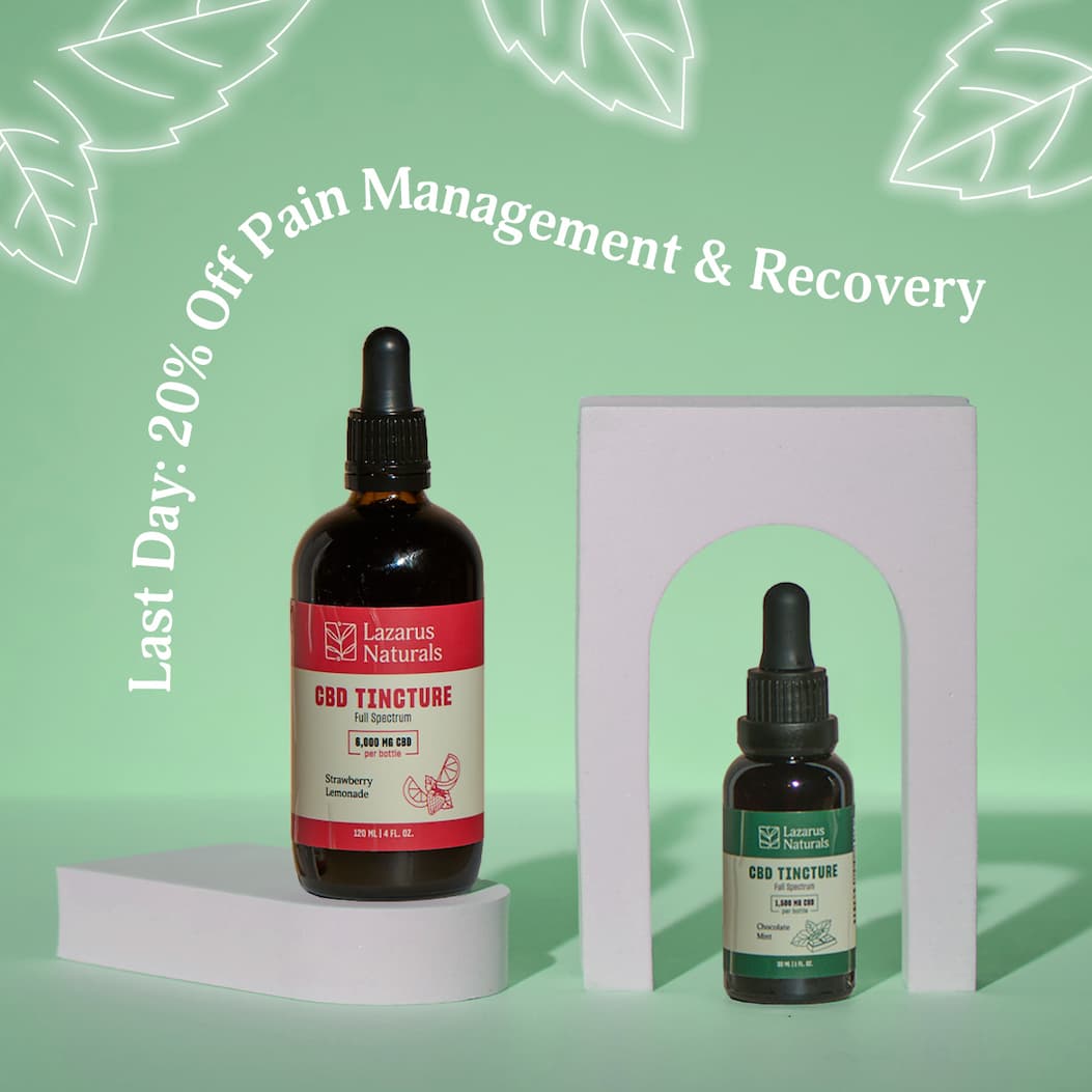 Last Day: 20% Off Pain Management & Recovery