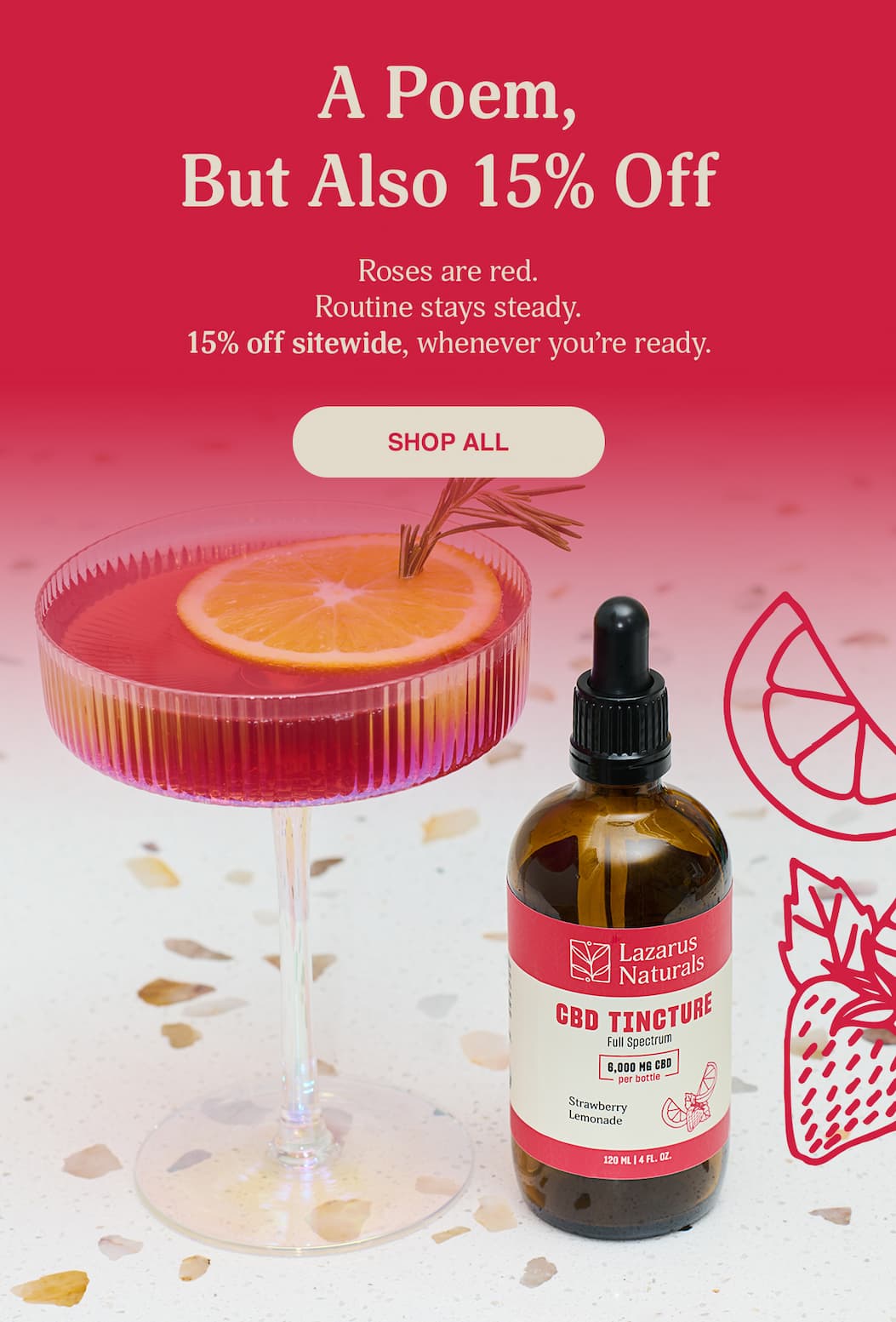 A Poem, But Also 15% Off - Shop All