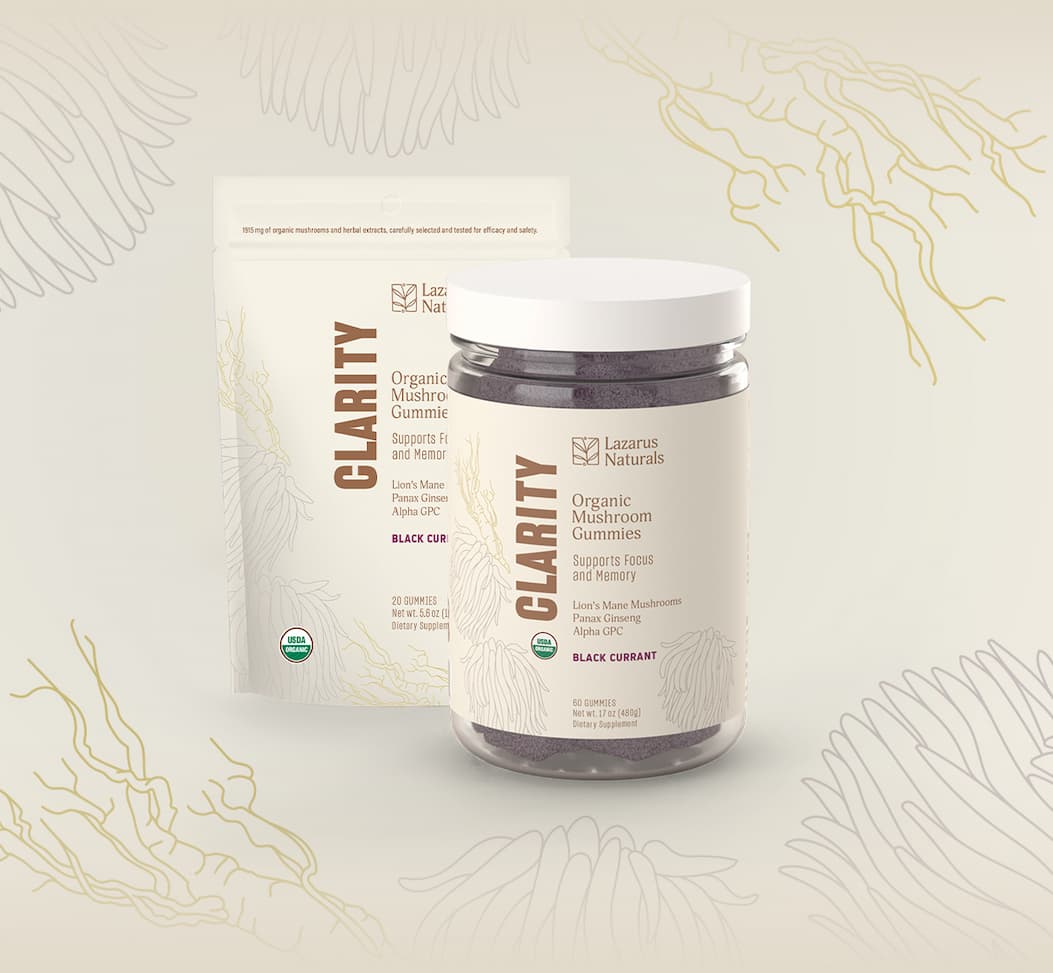 Introducing: Clarity Organic Mushroom Gummies - Try Now