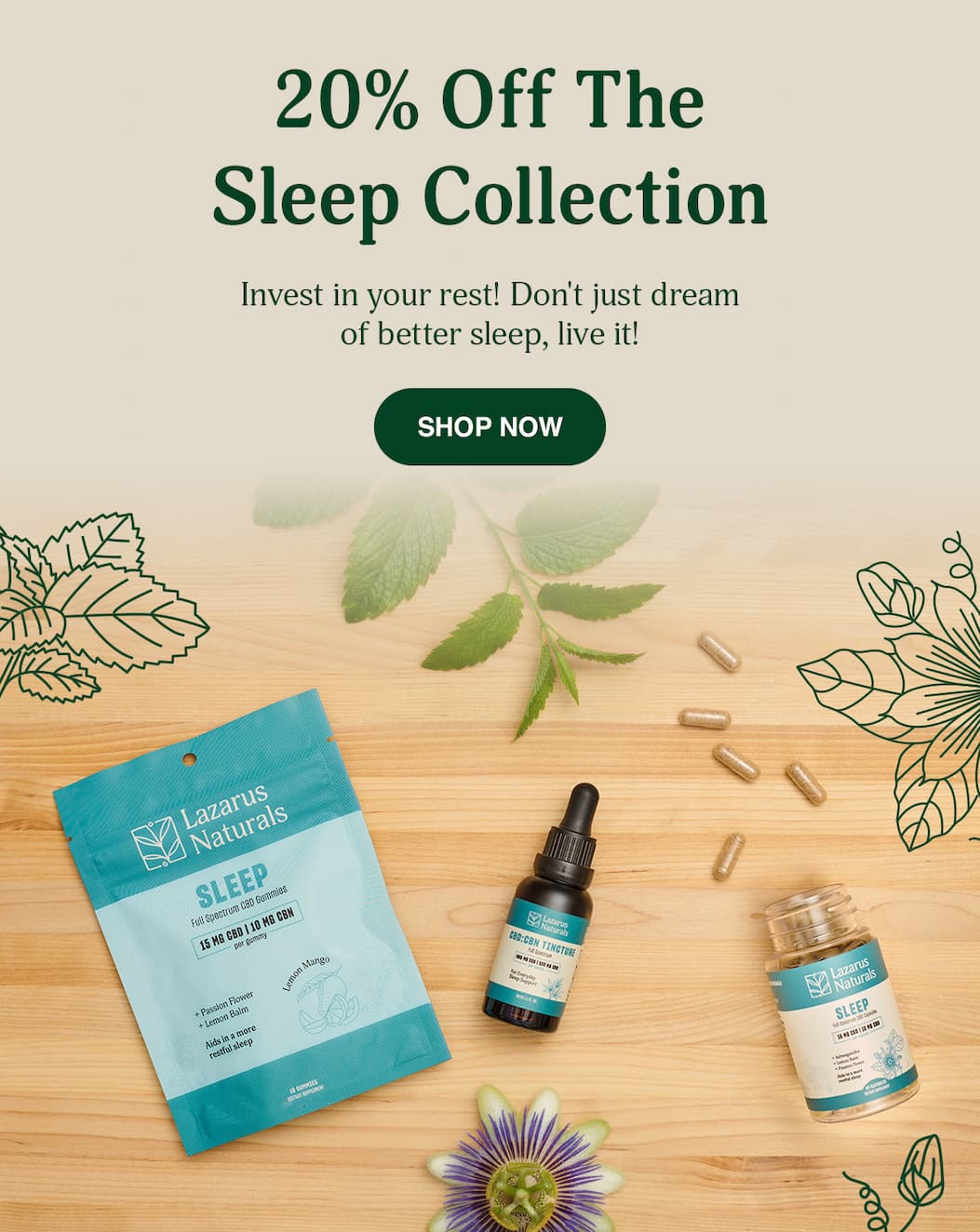 20% Off The Sleep Collection - Shop Now