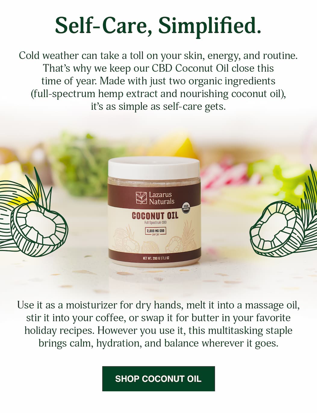 Self-Care, Simplified - Shop Coconut Oil