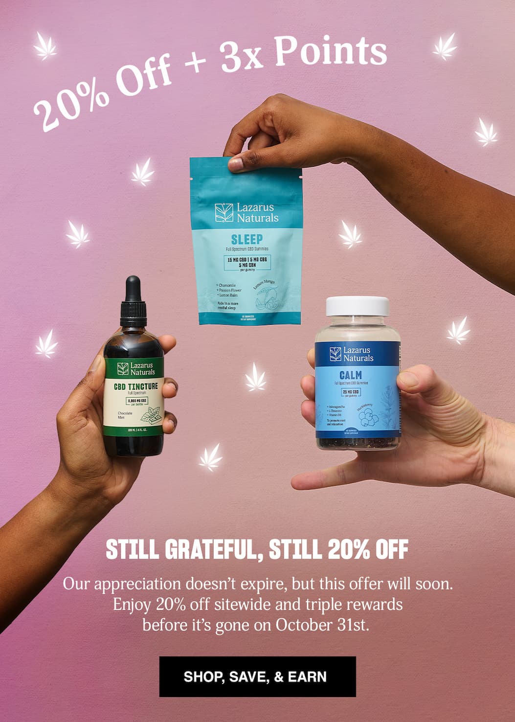 20% Off Sitewide + Triple Points - Shop Now