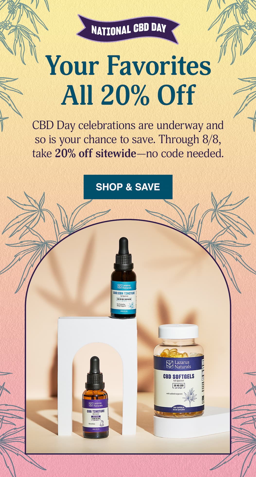 YOUR FAVORITES ALL 20% OFF - SHOP & SAVE