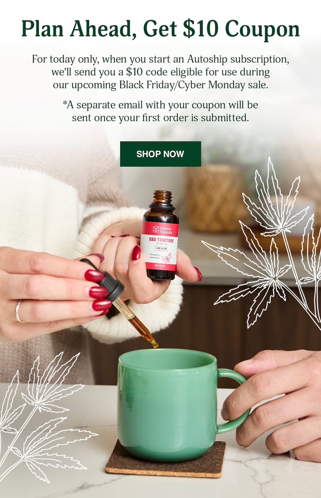 Plan Ahead, Get $10 Coupon - Shop Now