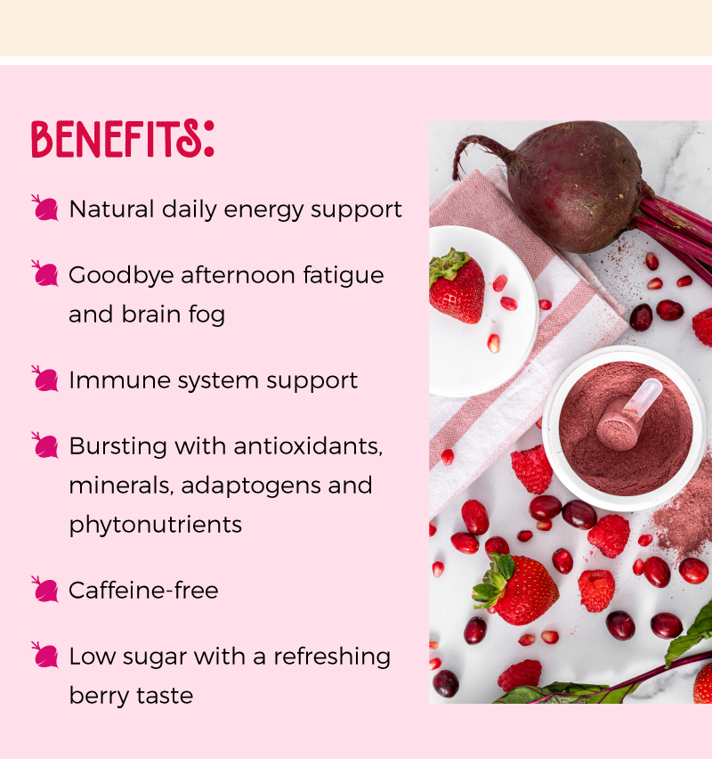 Revealed Meet REDS, your natural energy elixir! Teami Blends