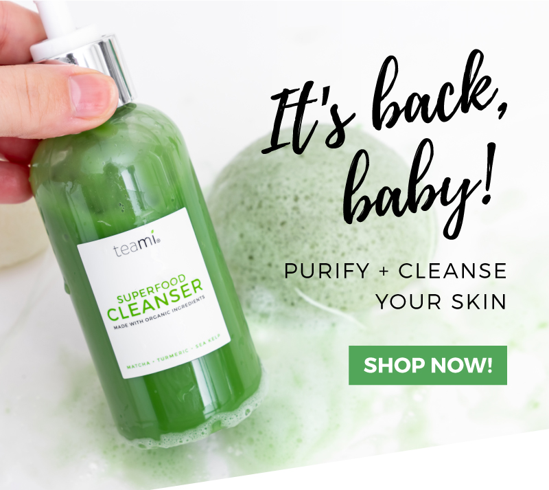 RESTOCK ALERT The Superfood Cleanser is BACK! Teami Blends