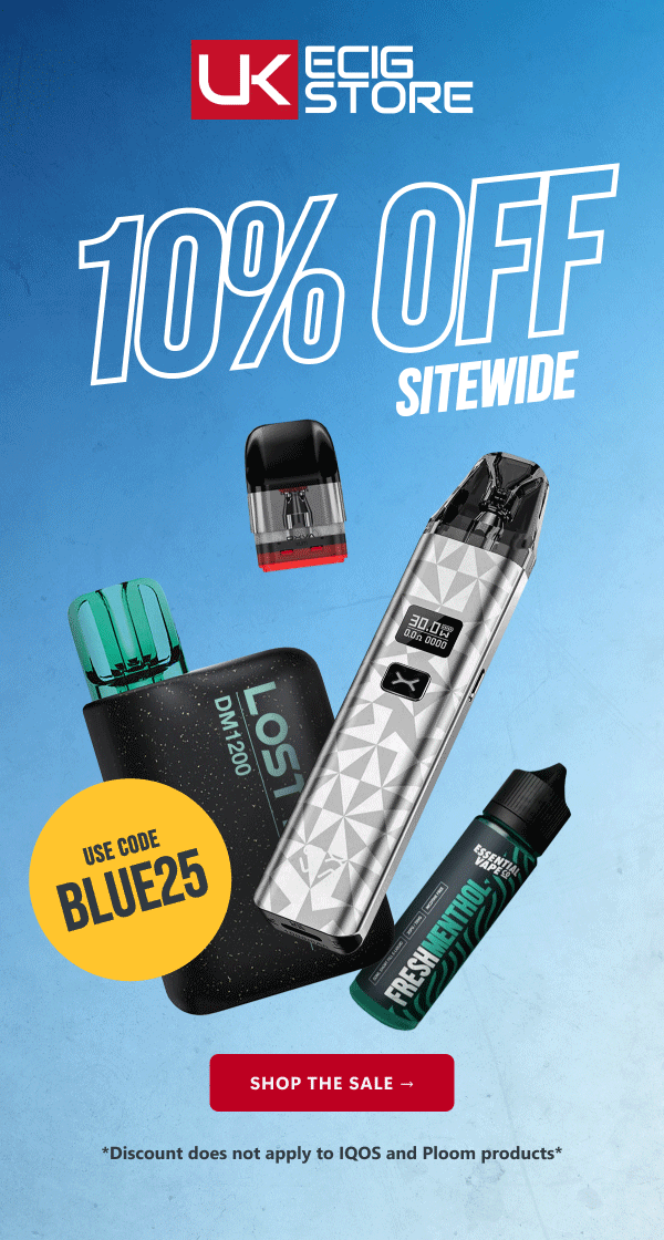 10% OFF SITEWIDE | Code: BLUE25 | *Discount does not apply to IQOS and Ploom products.* 