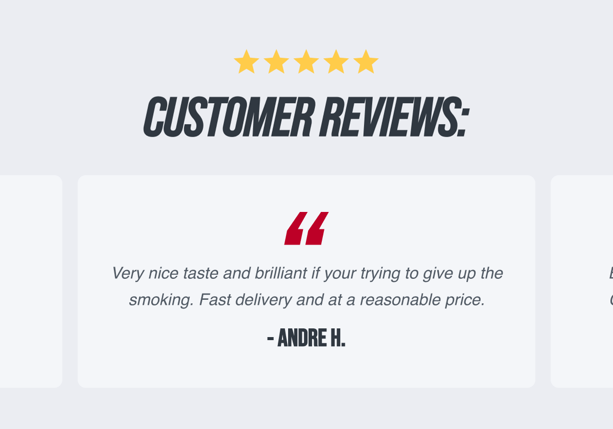 CUSTOMER REVIEWS ⭐⭐⭐⭐⭐