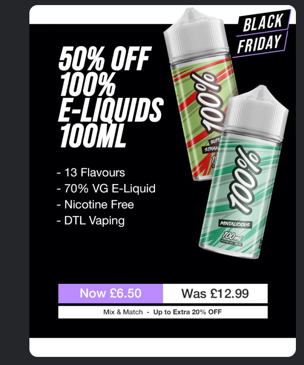 100% E-Liquid