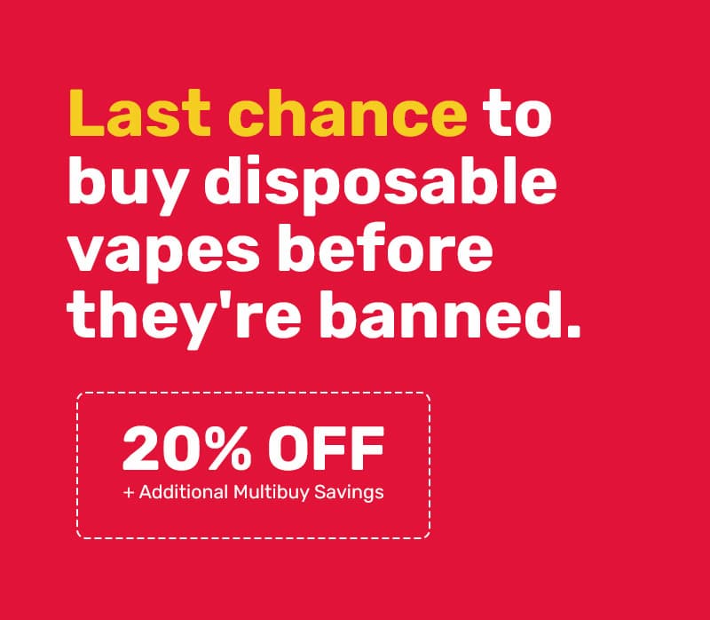 20% OFF - Disposables Vape Kits