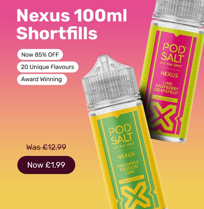 Nexus 100ml Shortfills