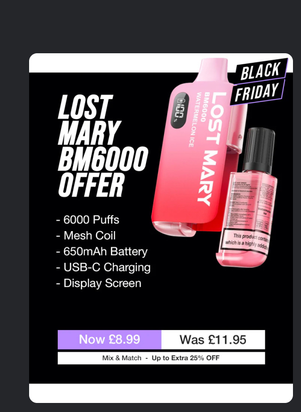 Lost Mary BM6000 Disposable Vape