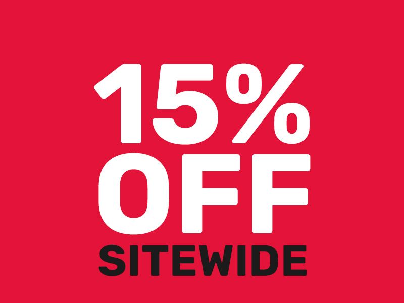 15% OFF Sitewide