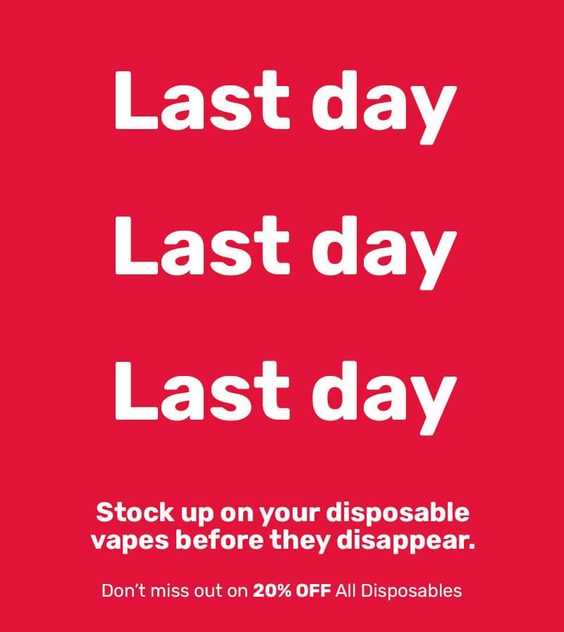20% OFF - Disposables Vape Kits