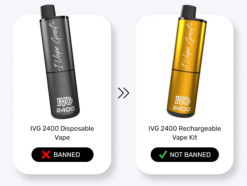 IVG 2400 Rechargeable Kit