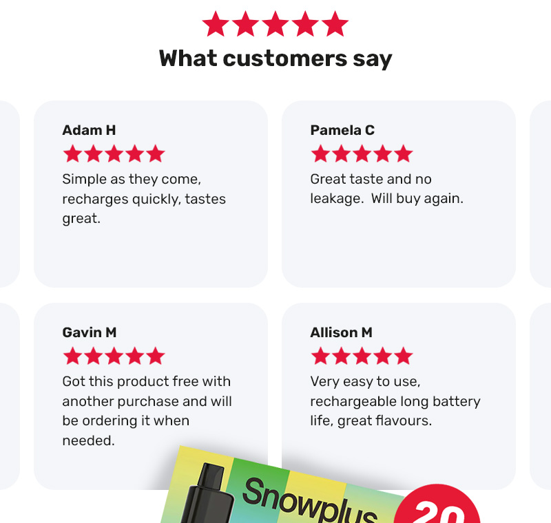 What customers say