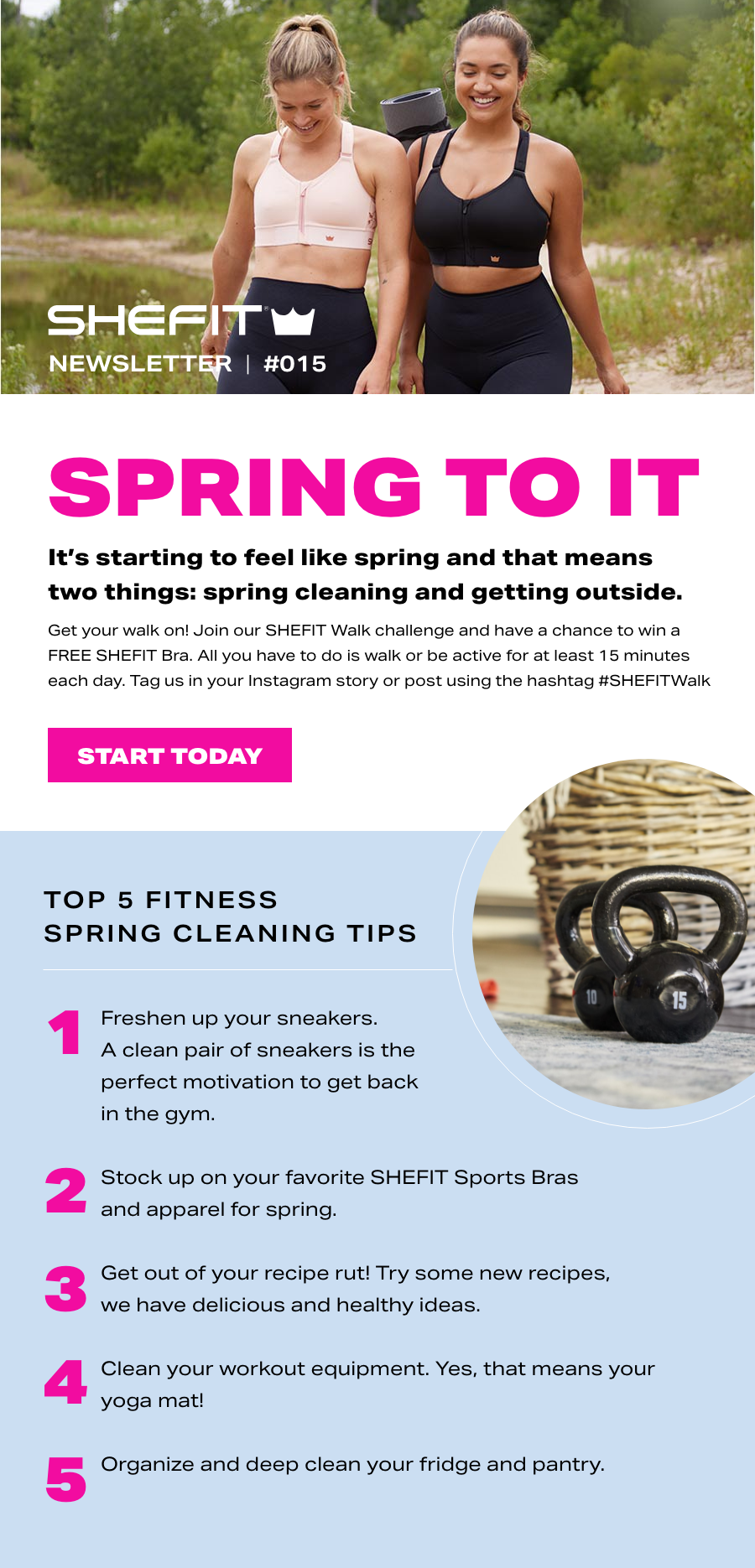 Our top 5 spring cleaning tips 🧼 Shefit