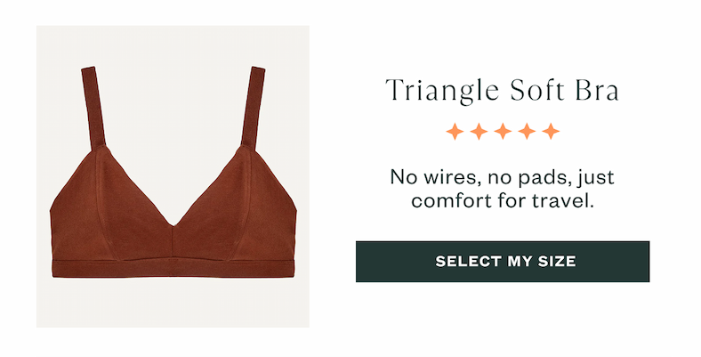 triangle soft bra